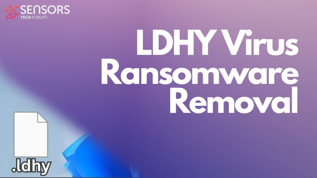 Virus LDHY [.ldhy file] decrypt + Rimuovere [Guida]