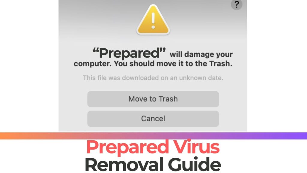 Preparato danneggerà il tuo computer Mac - Rimozione [fissare]