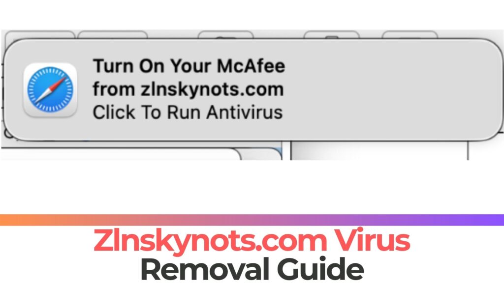 Zynskynots vírus pop-ups Mac - Guia de remoção [Consertar]