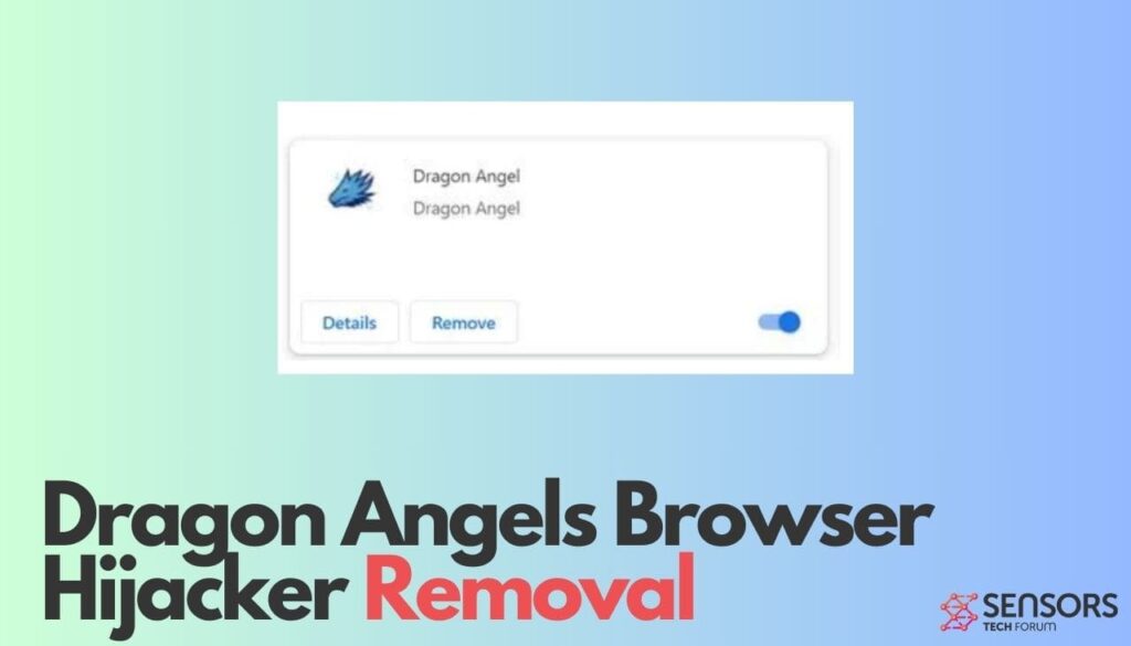 Remoção do sequestrador de navegador Dragon Angel