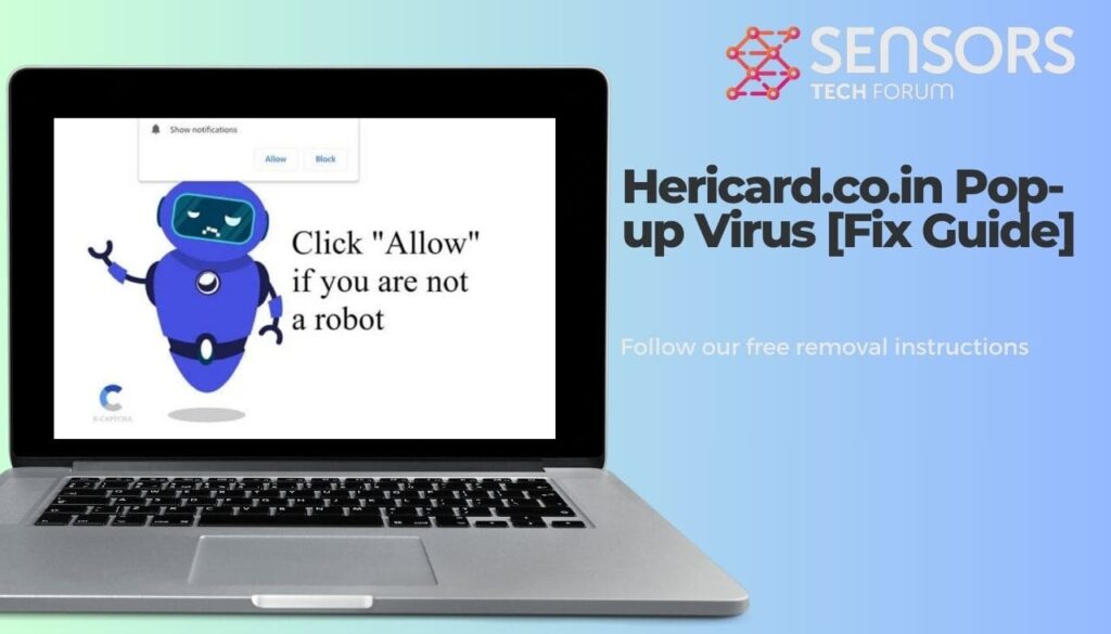 Virus pop-up Hericard.co.in [Guida fix]