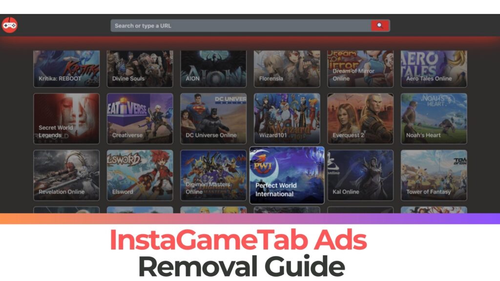 InstaGameTab Extension Virus - How to Remove It?