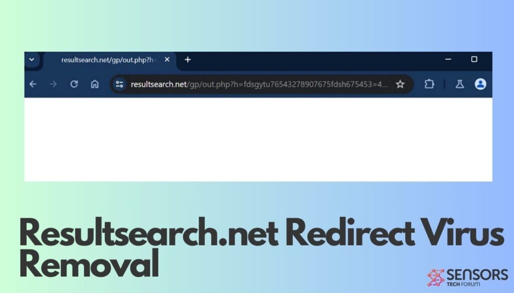 Suppression du virus de redirection Resultsearch.net -min