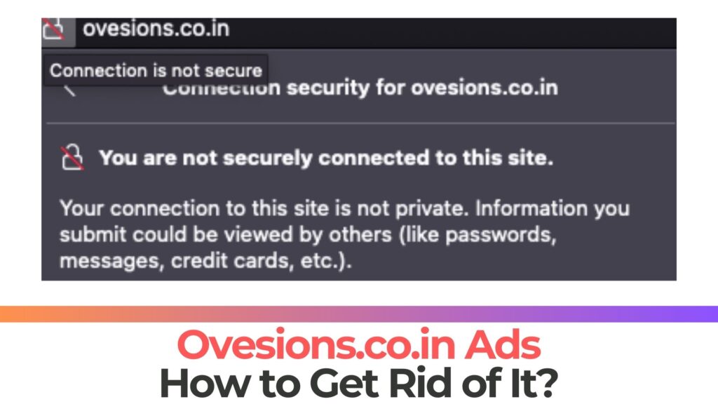 Ovesions.co.in Ads Pop-ups - Hvordan du fjerner det? [Fix]