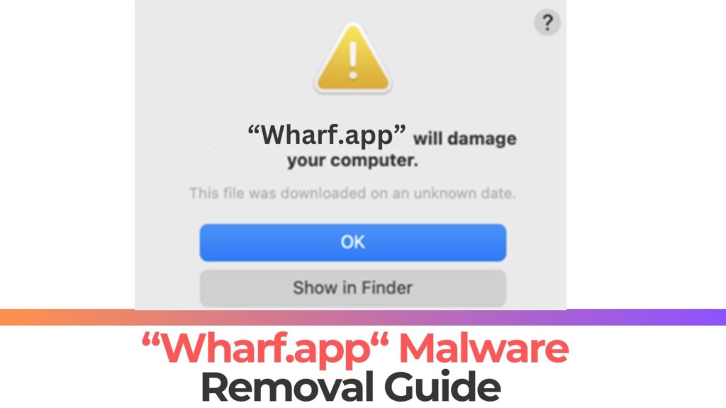 Wharf.app beschädigt Ihren Computer-Mac - Entfernung [Fix]