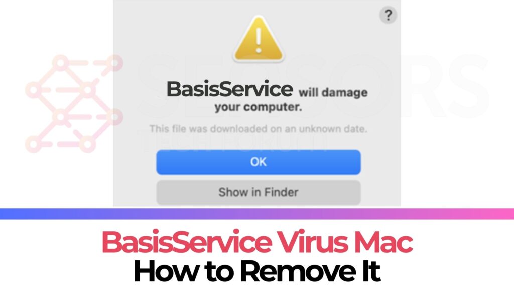 BasisService danificará seu computador Mac - Remoção [Consertar]