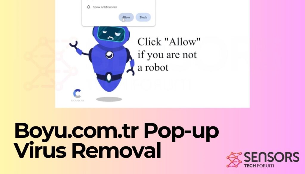 Boyu.com.tr Pop-up Virus Removal