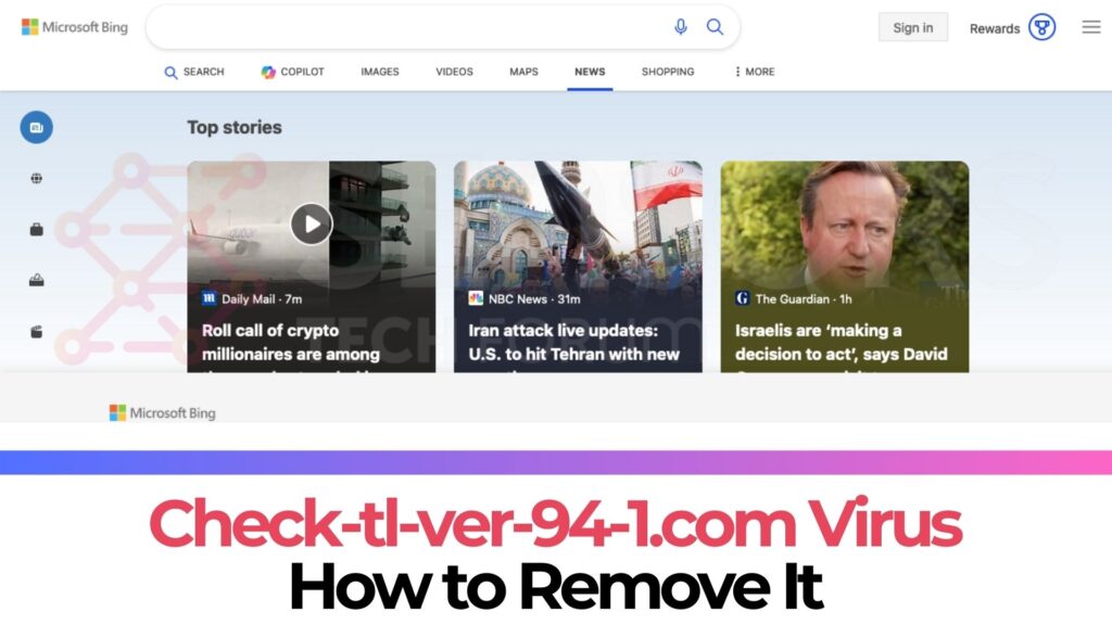 Check-tl-ver-94-1.com Pop-up Ads Virus - Removal