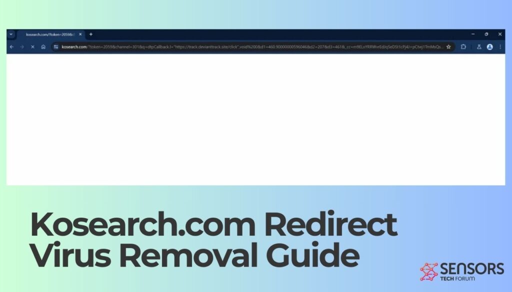 Kosearch.com Redirect Virus Removal Guide