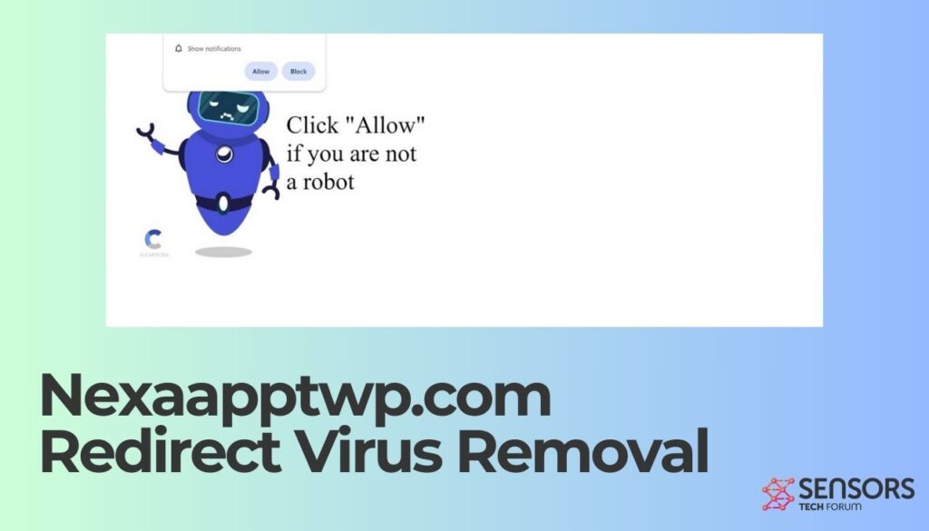 Nexaapptwp.com Redirect Virus Removal
