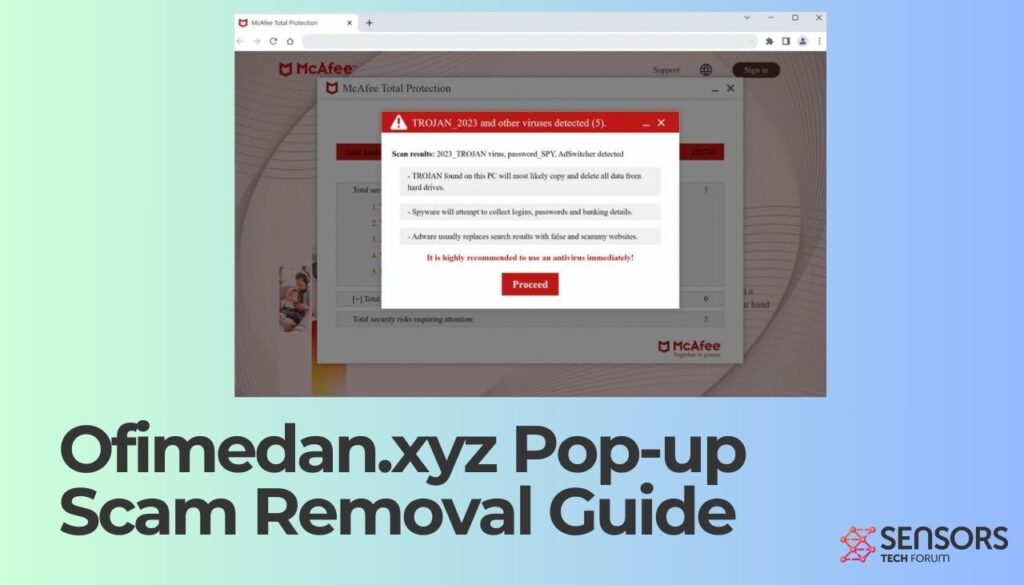 Ofimedan.xyz Pop-up Scam Removal Guide