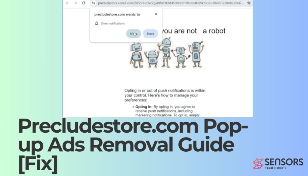 Precludestore.com Pop-up Ads Removal Guide [Fix]