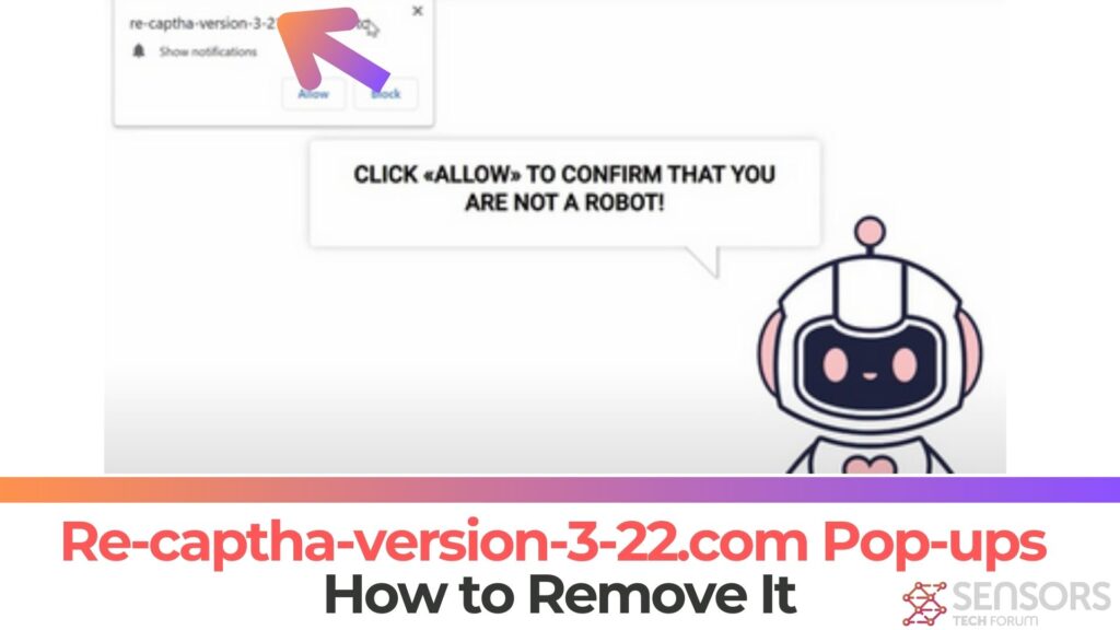 Re-captha-version-3-22.com Pop-up Ads Virusfjernelse [Fix]