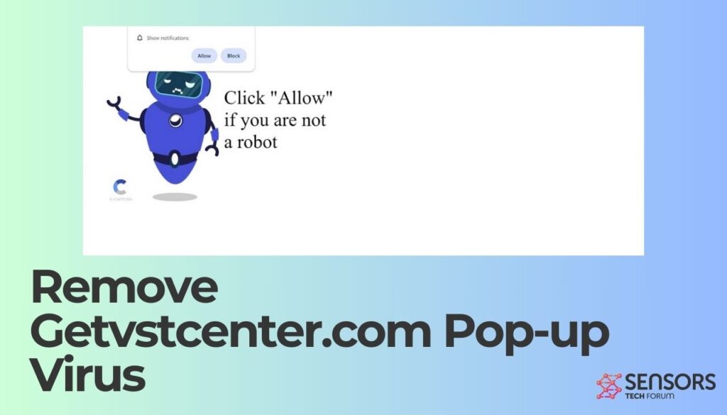 Entfernen Sie den Getvstcenter.com-Popup-Virus