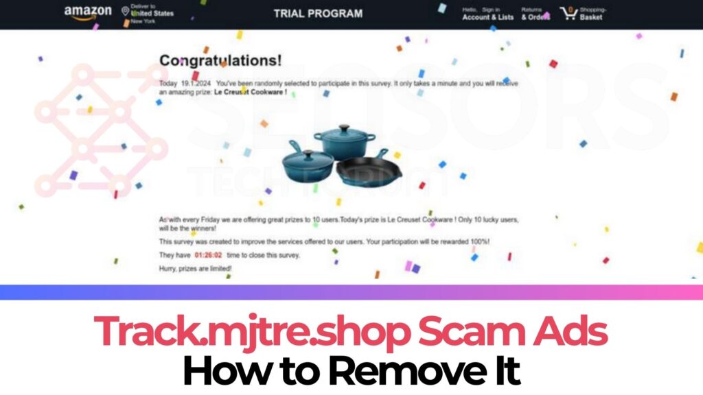 Track.mjtre.shop Scam [Amazon] - How to Remove It?