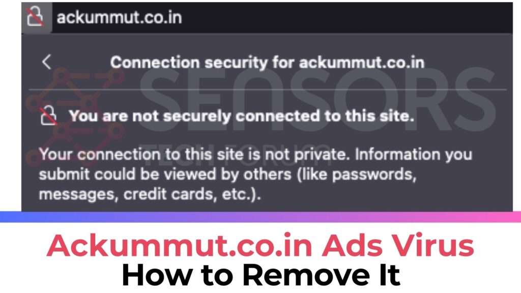Ackummut.co.in 広告ウイルス - それを削除する方法? [修理]