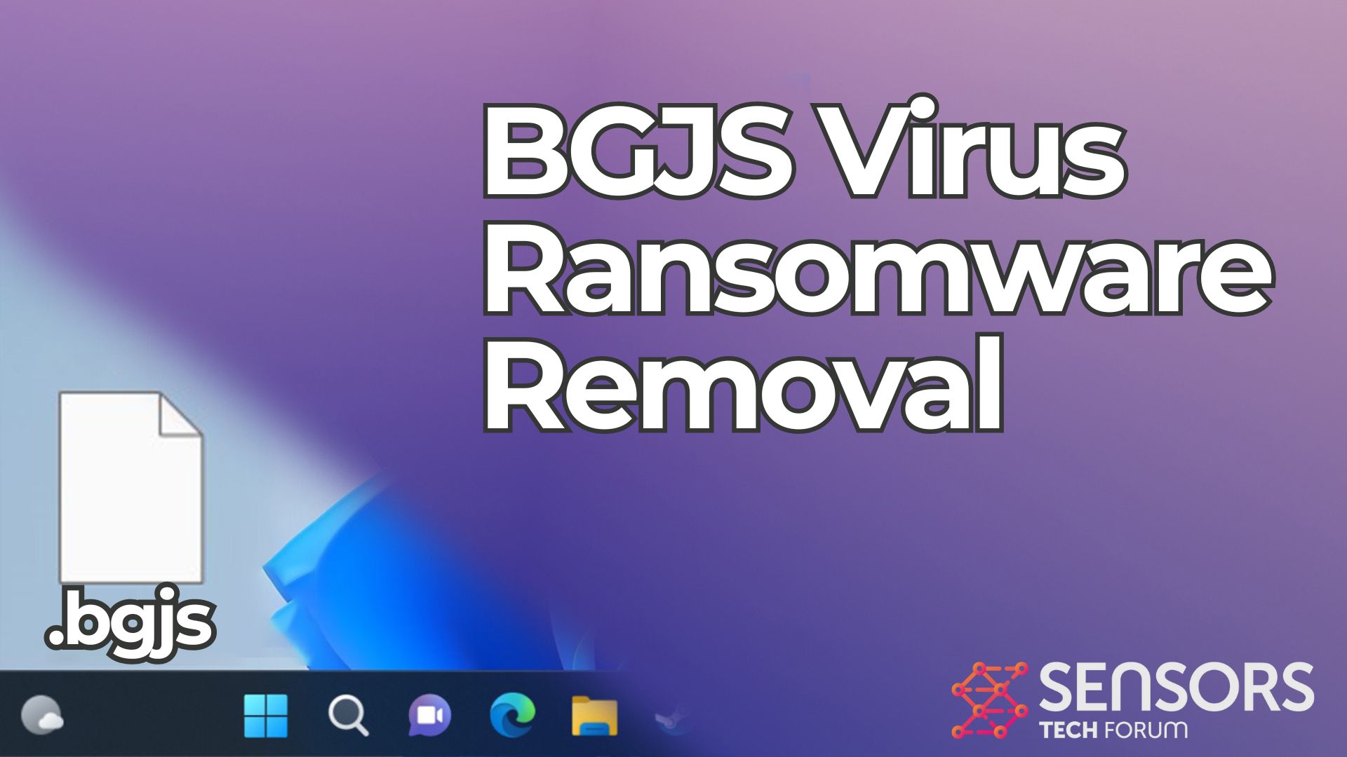 BGJS Virus [.bgjs Files] Decrypt + Remove It [Guide]