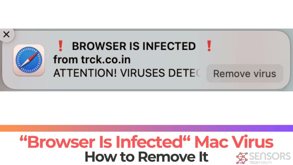 Browser Is Infected Pop-up Mac - How to Remove It [Fix]