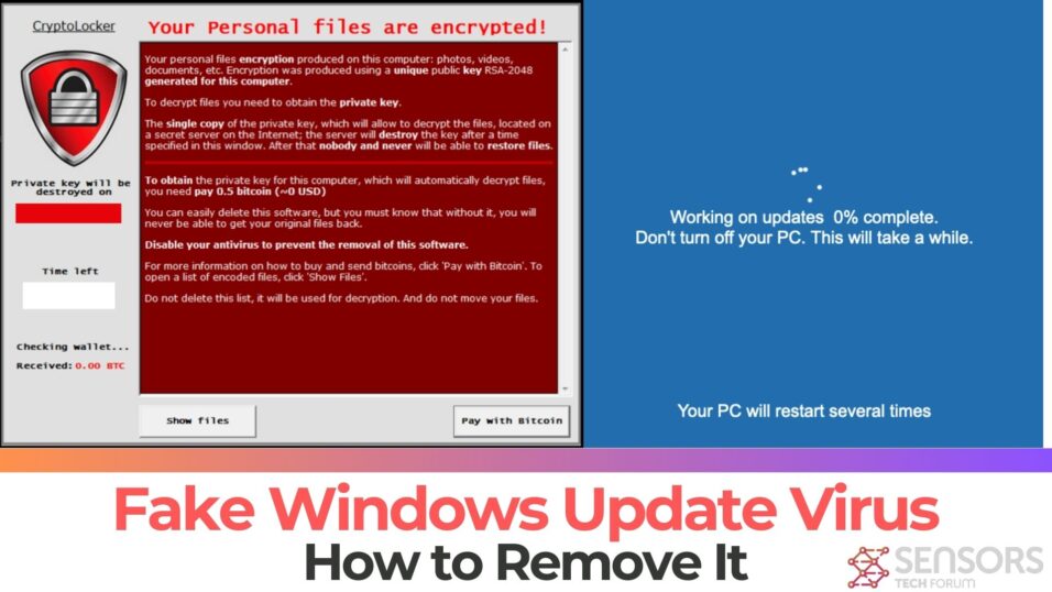 Fake windows updates virus how to remove it fix 