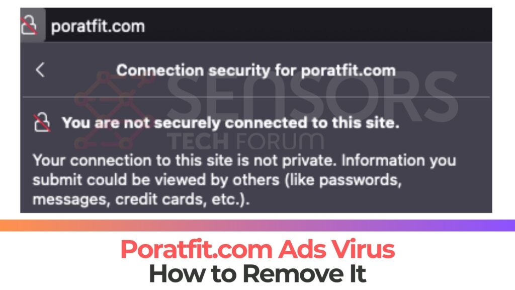 Vírus de anúncios pop-up Poratfit.com - Remoção [Consertar]
