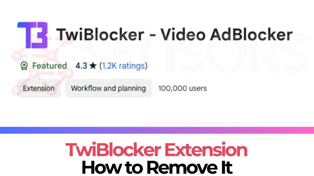 Twiblocker Chrome 拡張機能ウイルス - 取り外しガイド [修理]
