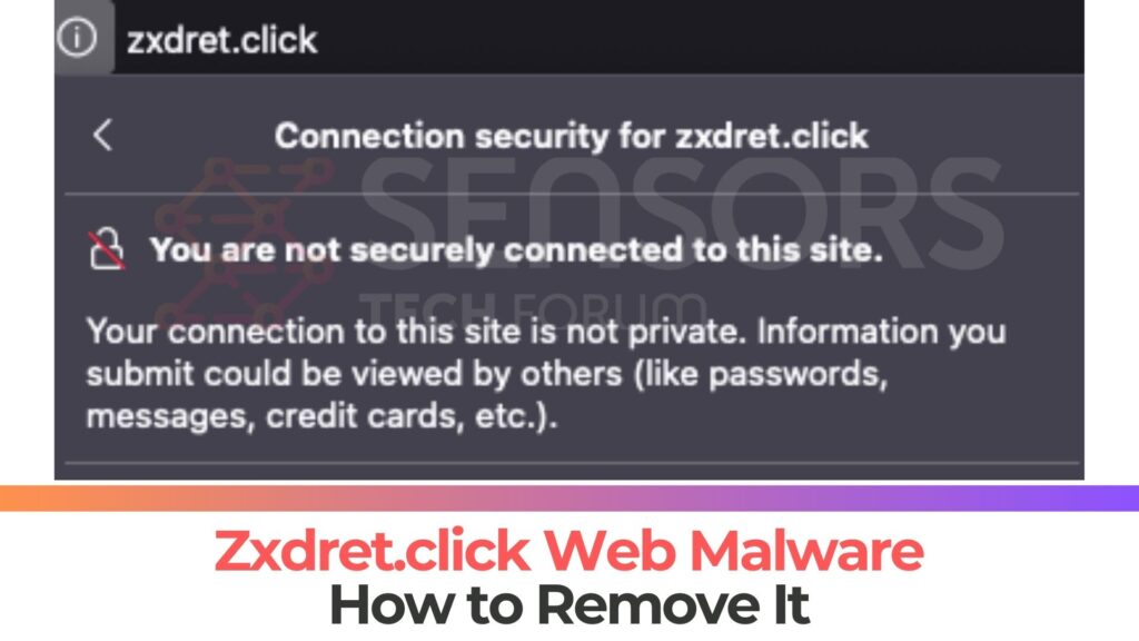 Virus de anuncios emergentes Zxdret.click - Guía de eliminación