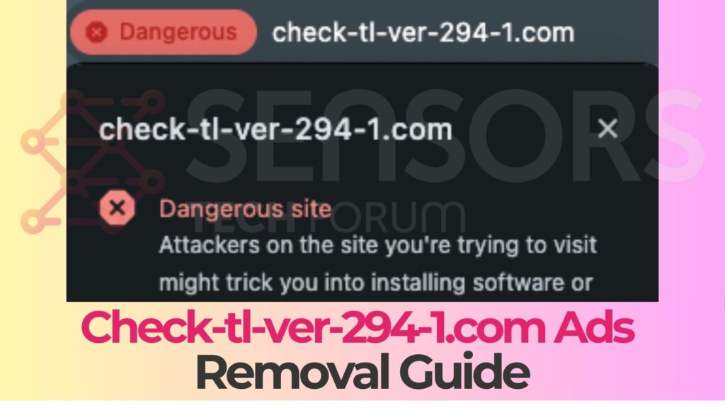 Check-tl-ver-294-1.com Pop-ups Virus entfernen