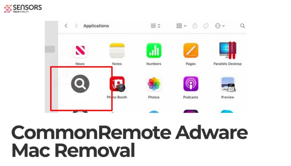 Rimozione di CommonRemote Adware per Mac