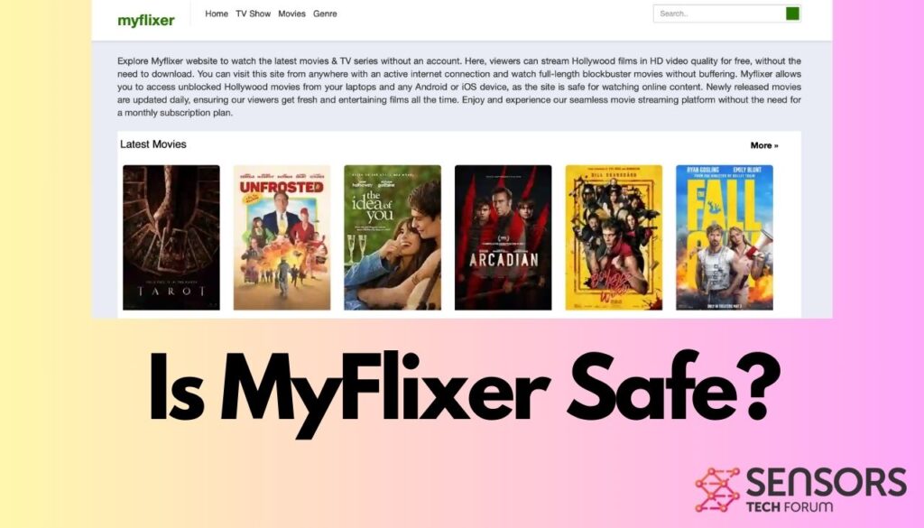 Is MyFlixer safe?