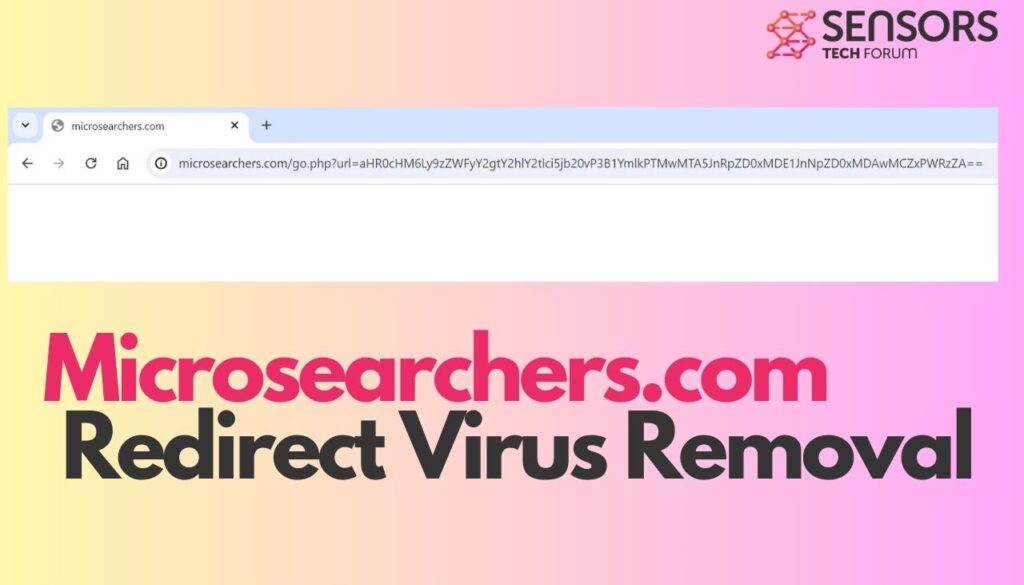 Remoção de vírus de redirecionamento Microsearchers.com