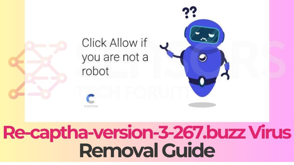 Re-captha-version-3-267.buzz Remoção de vírus de anúncios pop-up [Consertar]