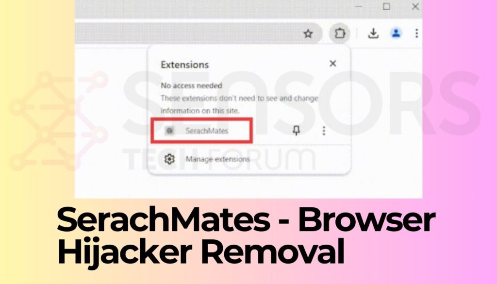 SerachMates - Browser Hijacker Removal