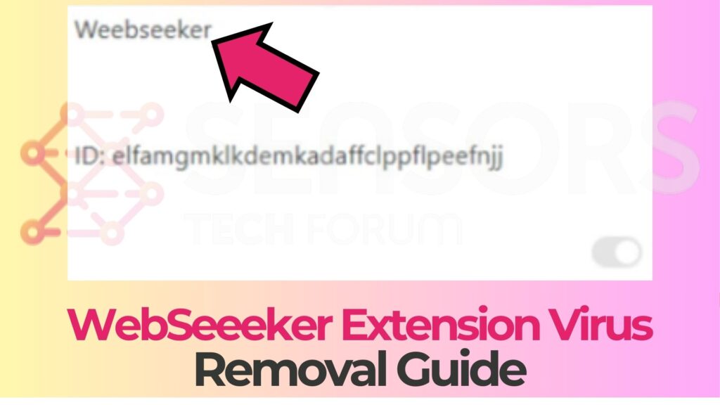 Extensión del navegador Weebseeker - Guía de eliminación [Fijar]