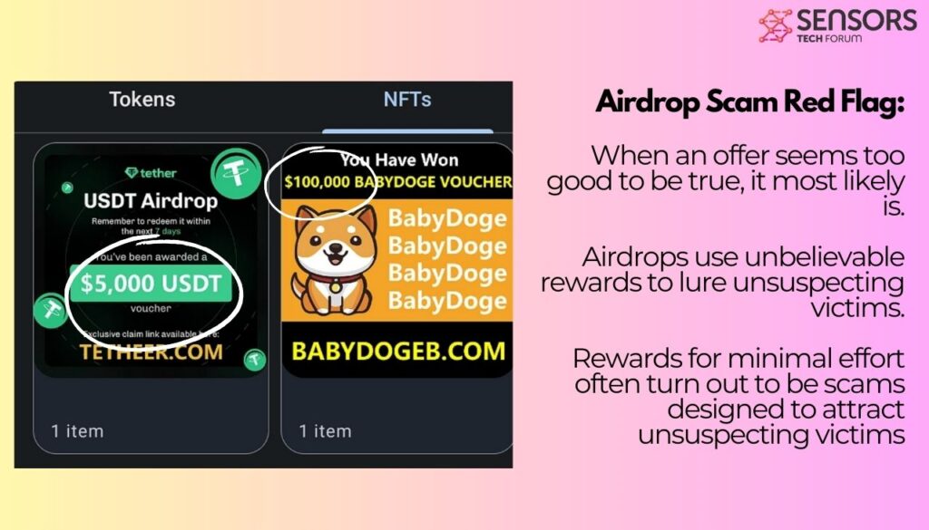 Airdrop Scam Red Flags