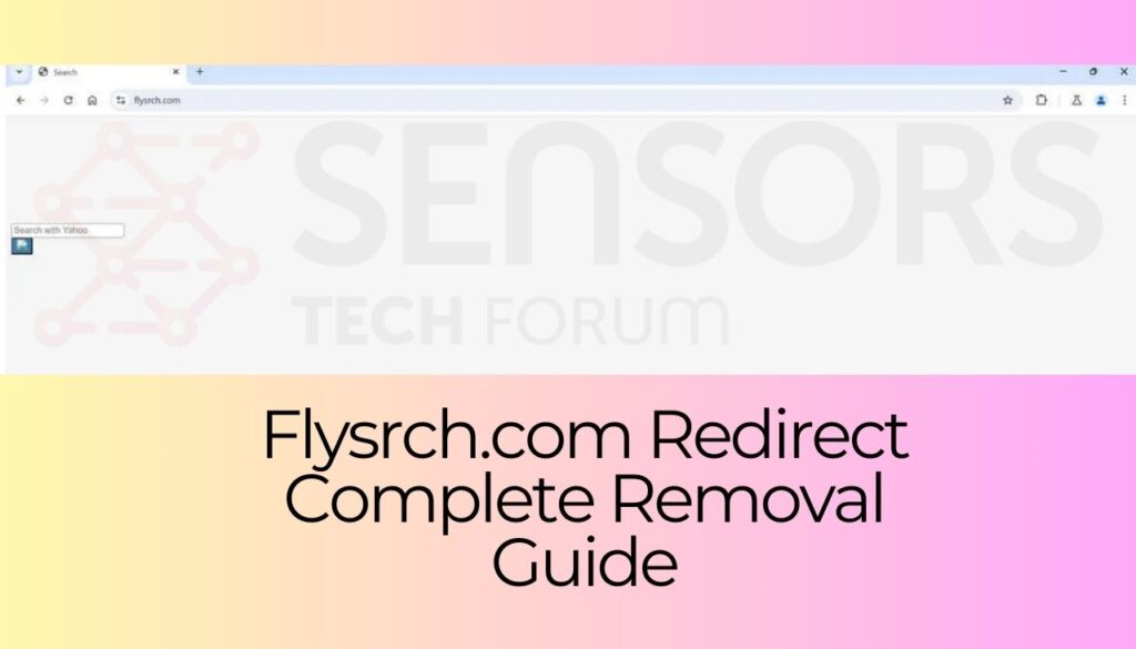 Guia completo de remoção de redirecionamento Flysrch.com