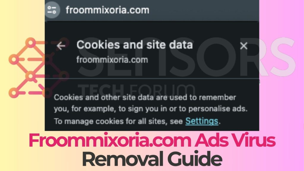 Virus degli annunci pop-up Froommixoria.com - Rimozione Guida [fissare]