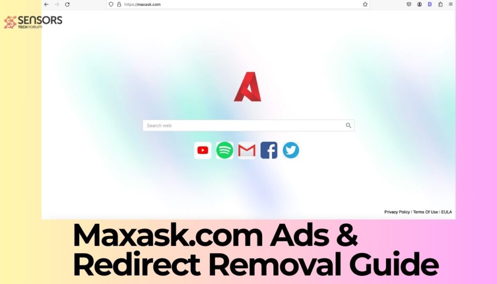 Guida alla rimozione del reindirizzamento di Maxask.com