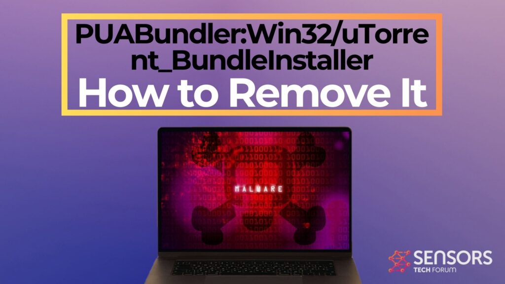 PUABundler:Win32/uTorrent_BundleInstaller ウイルスの除去