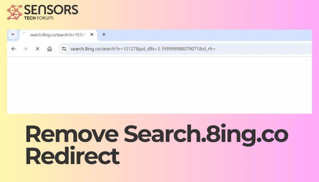 Remover redirecionamento Search.8ing.co