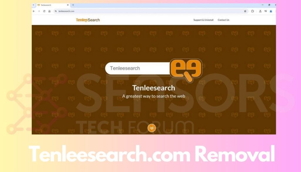 Tenleesearch.com es un secuestrador de navegador, presentado como una extensión del navegador que debería mejorar su experiencia de navegación.