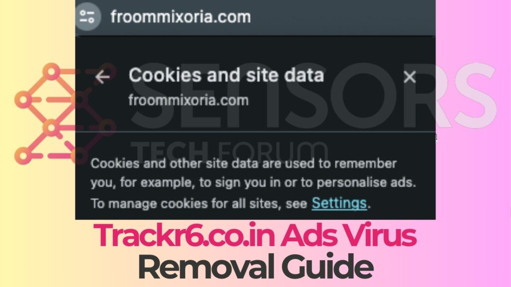 Vírus de anúncios Trackr6.co.in - Como removê-lo