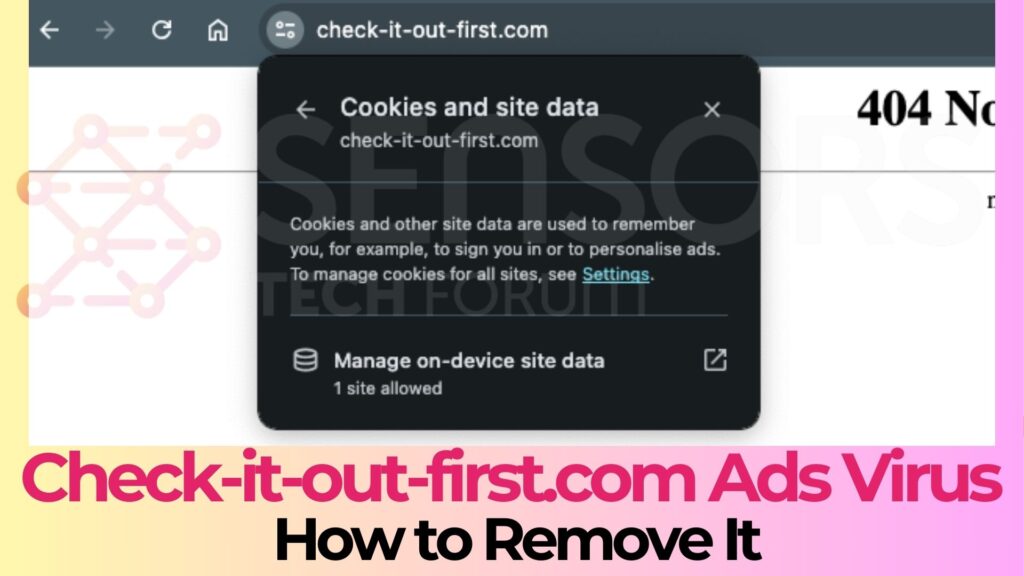 Check-it-out-first.com Pop-ups Virus - How to Remove It