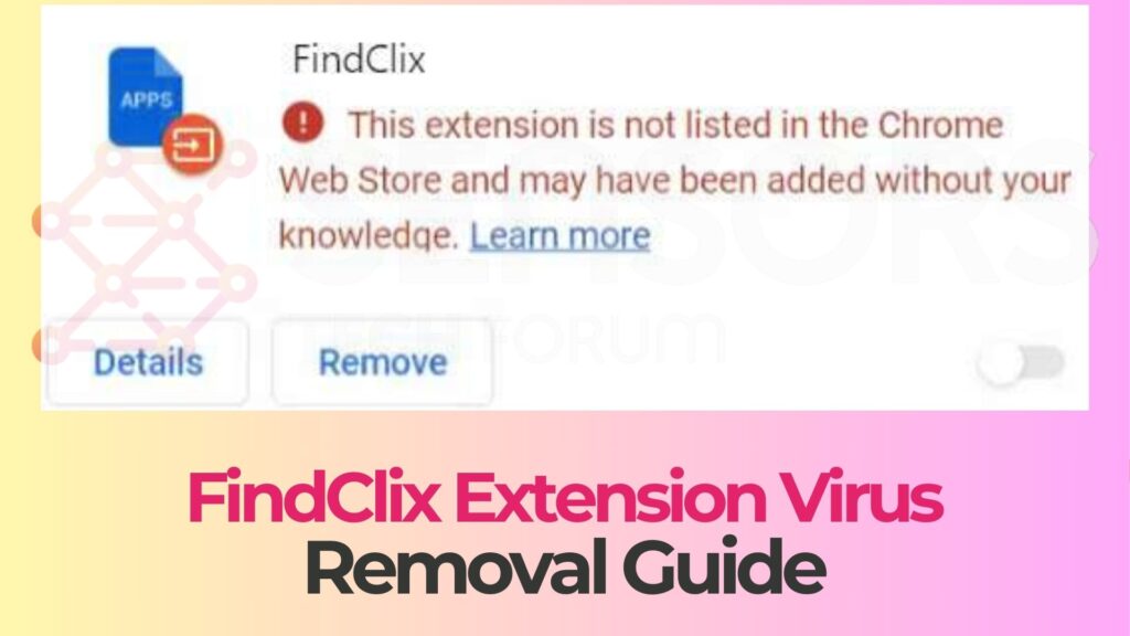 Virus d'extension FindClix [Adware] - Guide de suppression [résolu]