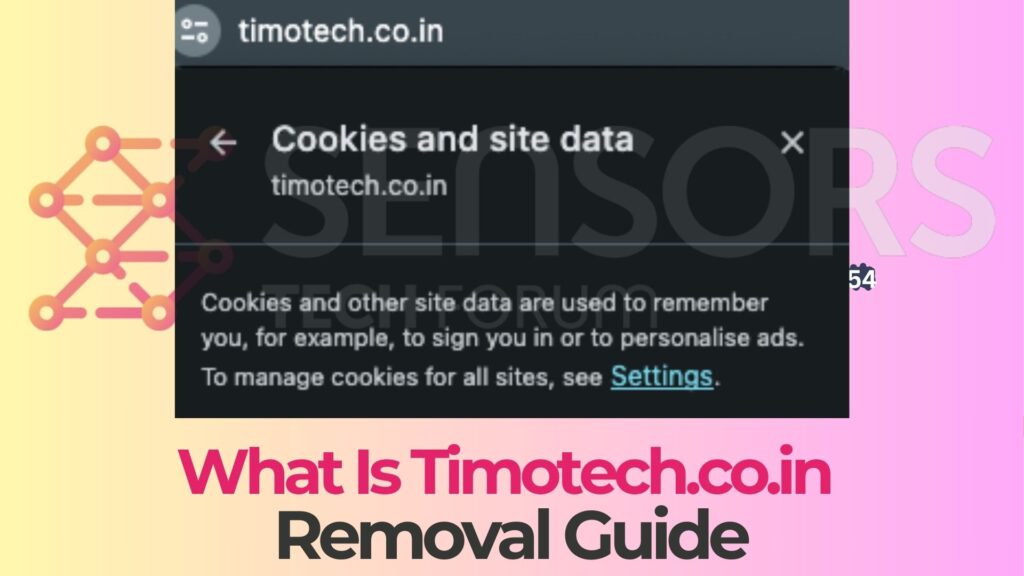 Timotech.co.in Pop-up Ads Virus - How to Remove It [Fix]