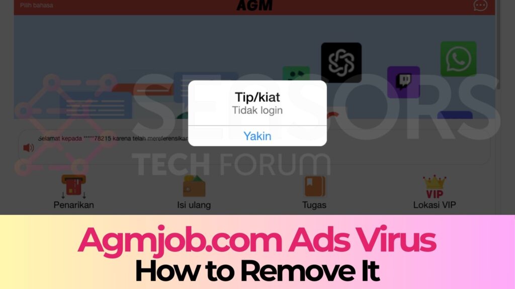 Agmjob.com Pop-up Ads Removal Guide 