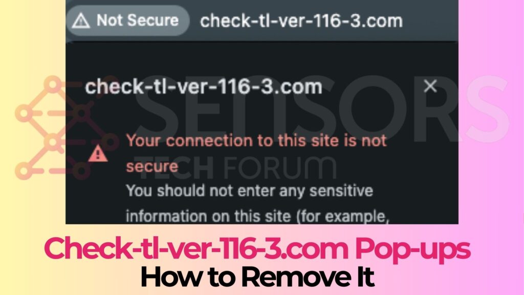 Check-tl-ver-116-3.com Ads Virus - Hvordan du fjerner det