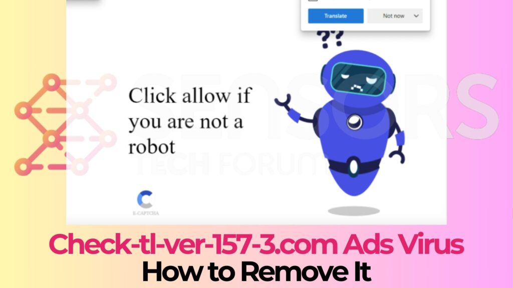 Check-tl-ver-157-3.com Pop-ups Virus - How to Remove It