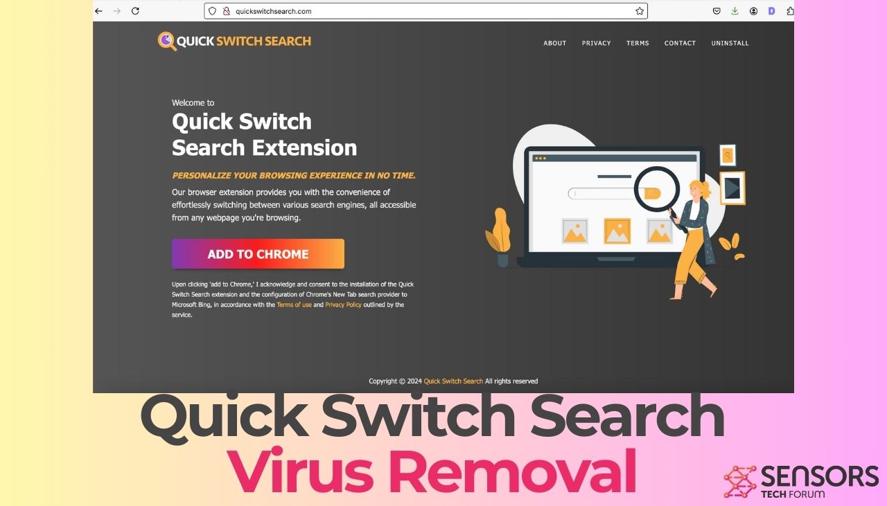 Quick Switch Search Extension Virus Removal [Fix Guide]