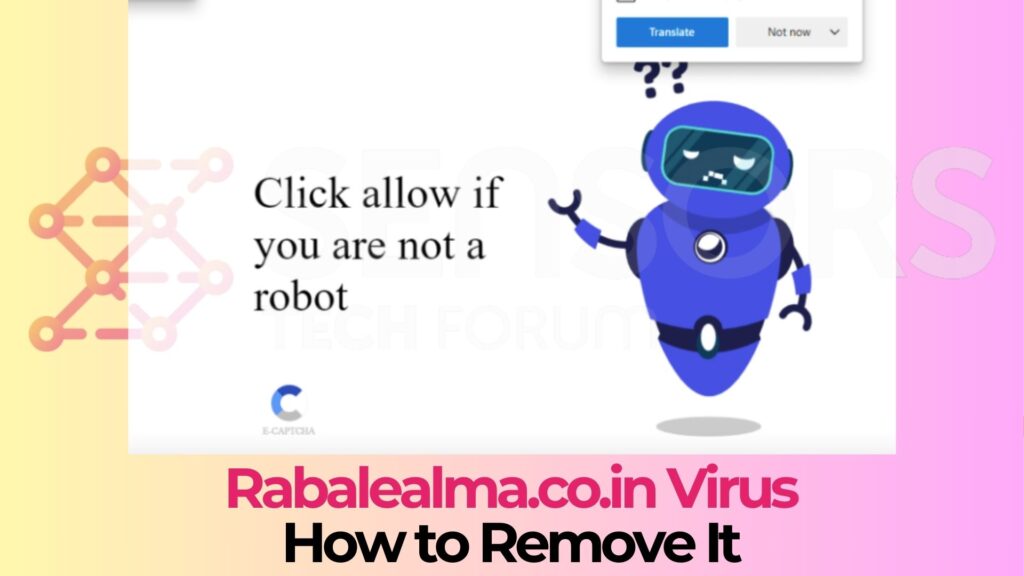 Rabalealma.co.in Pop-ups Virus - Removal