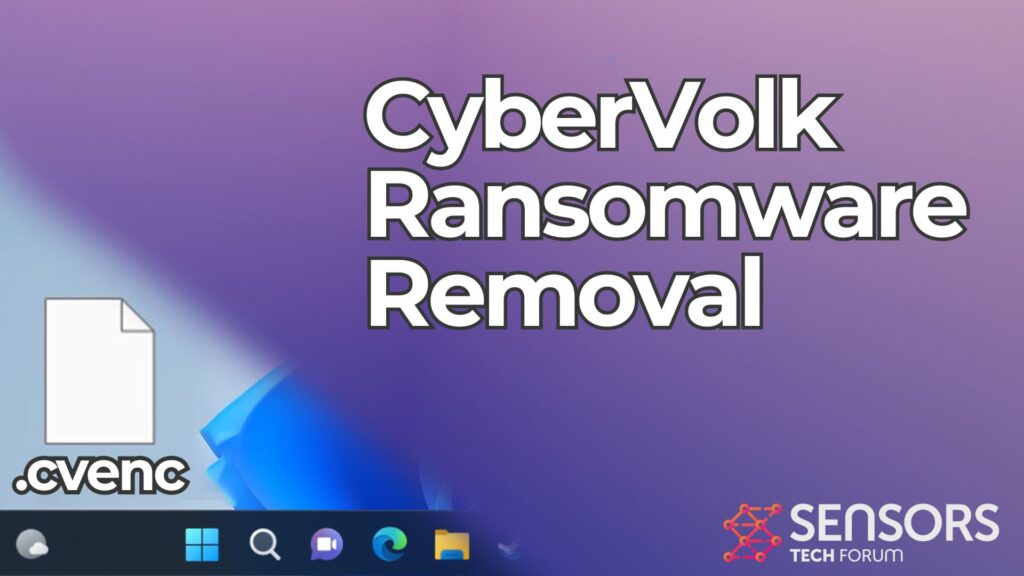 CyberVolk Virus [.cvenc Files] - Removal + Decryption
